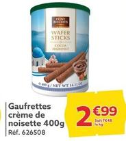 Gaufrettes Crème De Noisette offre à 2,99€ sur Gifi