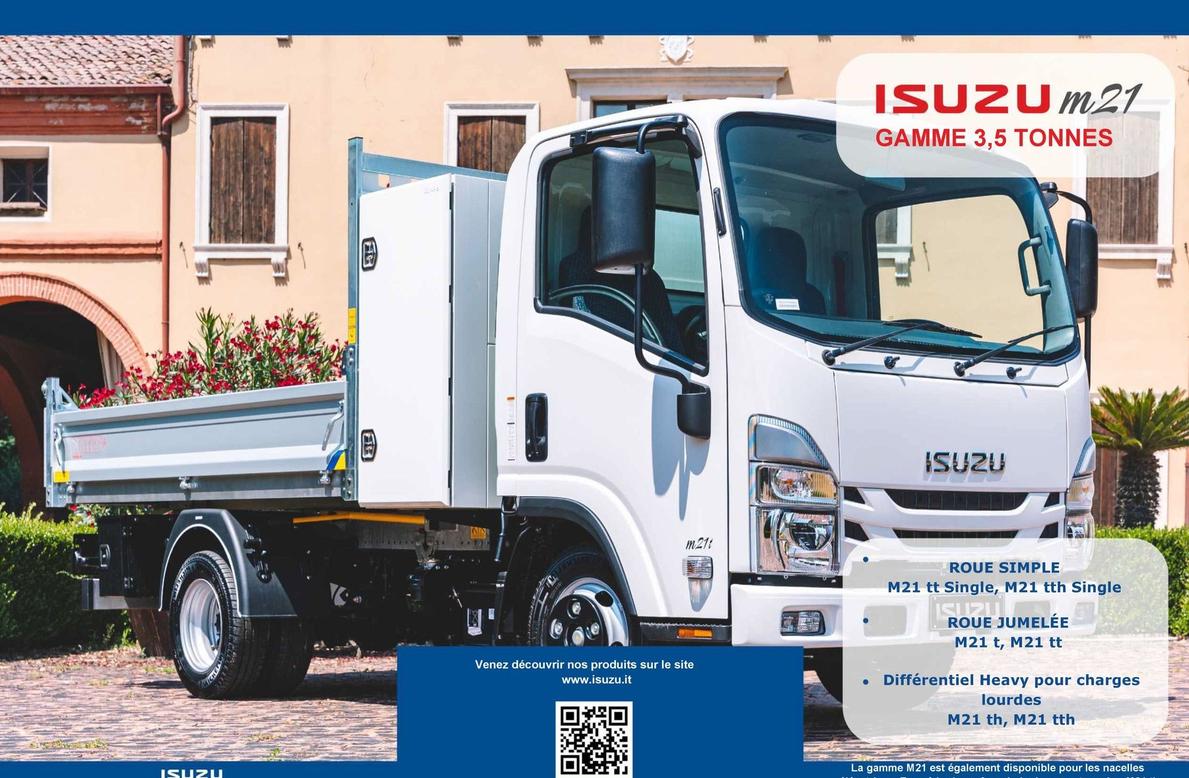 Isuzu - M21 Gamme 3,5 Tonnes offre sur ISUZU