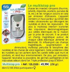 Bsi  - Le Multistop Pro offre à 49,99€ sur Magellan