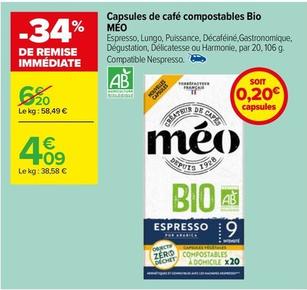 capsules de café