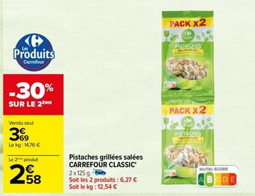 Pistaches offre sur Carrefour