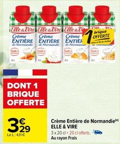 Crème offre sur Carrefour