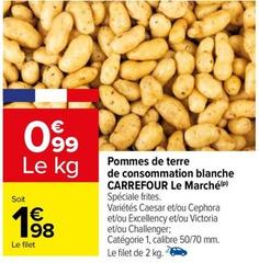Pommes de terre offre à 0,99€ sur Carrefour Drive