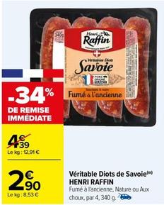 Saucisses offre à 2,9€ sur Carrefour Drive