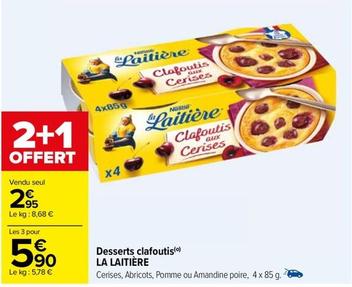 Desserts offre à 2,95€ sur Carrefour Drive