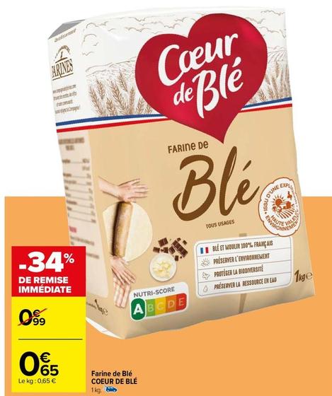 Farine de blé offre à 0,65€ sur Carrefour Drive