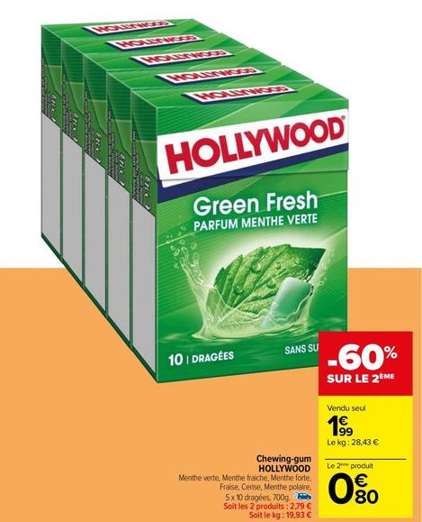 Chewing-gums offre à 1,99€ sur Carrefour Drive