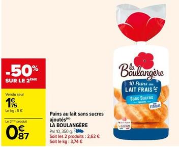 Pain à hamburger offre à 1,75€ sur Carrefour Drive