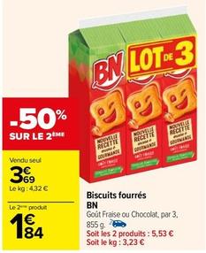 Biscuits offre à 3,69€ sur Carrefour Drive