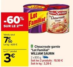 Cassoulet offre à 7,5€ sur Carrefour Drive