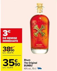 Rhum offre à 35,9€ sur Carrefour Drive