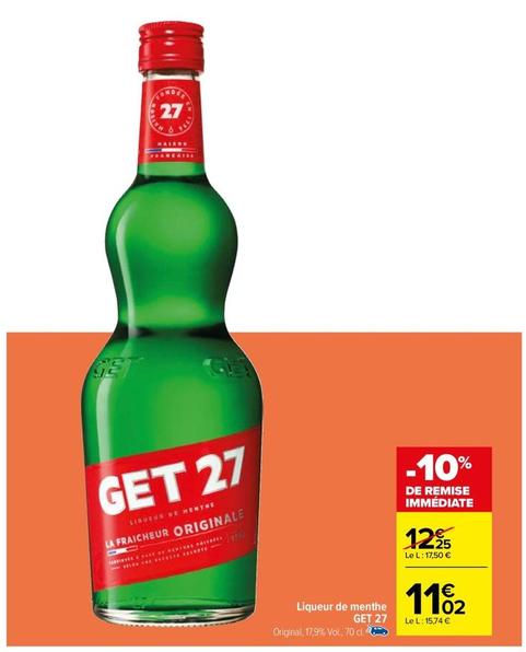Liqueur offre à 11,02€ sur Carrefour Drive