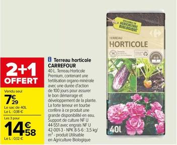 Terreau offre à 7,29€ sur Carrefour Drive