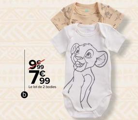 Body bébé offre à 7,99€ sur Carrefour Drive