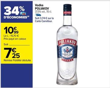 Vodka offre à 10,99€ sur Carrefour Drive