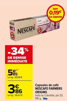 capsules de café