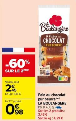 Pains au chocolat offre sur Carrefour Drive