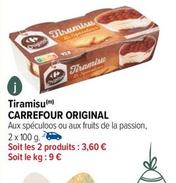 Tiramisu offre à 2,25€ sur Carrefour Drive