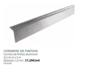 Corniere De Finition offre à 17,2€ sur VM