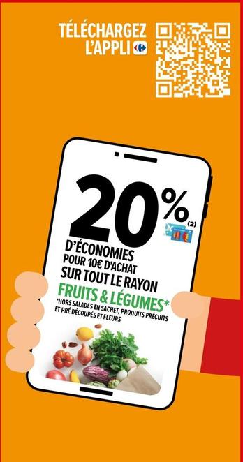 Fruits offre sur Carrefour Express