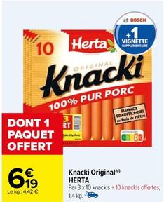 Saucisses offre à 6,19€ sur Carrefour Express