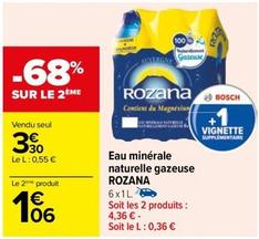Eau gazeuse offre à 3,3€ sur Carrefour Express