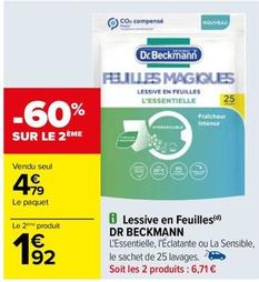 Lessive offre à 4,79€ sur Carrefour Express