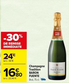 Champagne offre sur Carrefour Express