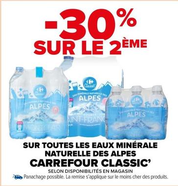 Eau offre sur Carrefour Express