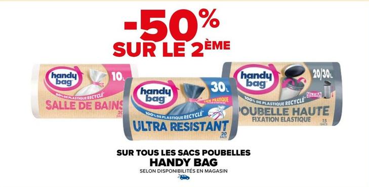 Sacs poubelles offre sur Carrefour Express