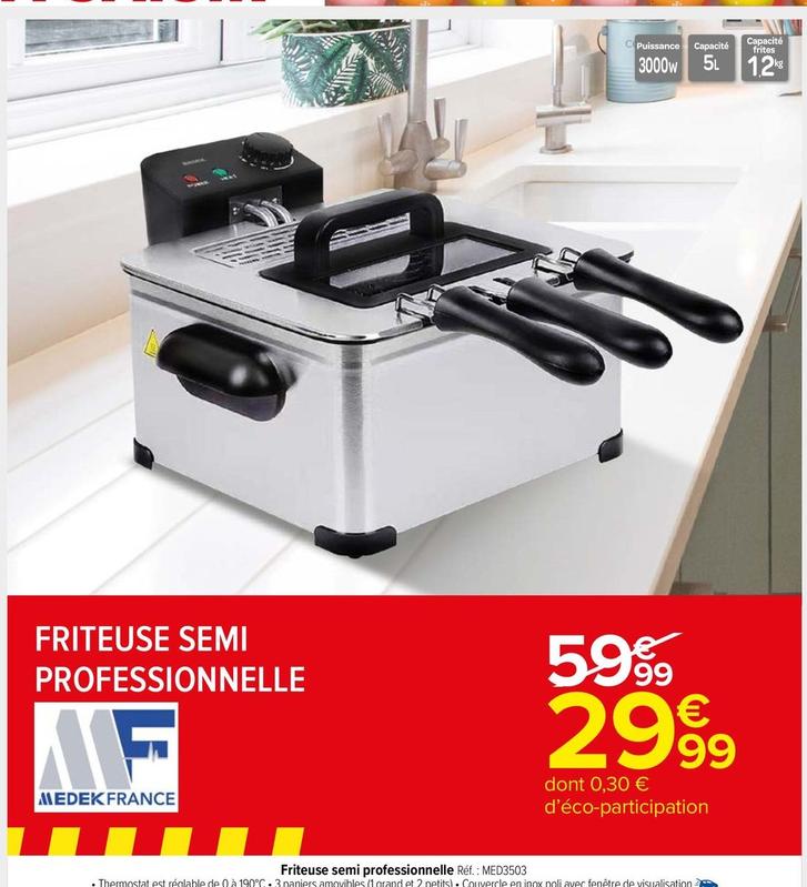 Friteuse offre à 29,99€ sur Carrefour Express