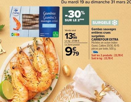 Gambas offre à 13,99€ sur Carrefour Express