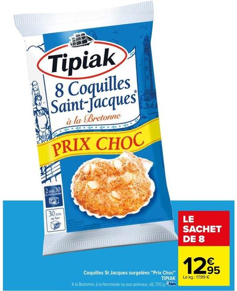 Coquilles Saint-Jacques offre à 12,95€ sur Carrefour Contact