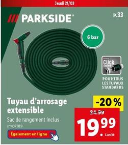 Parkside - Tuyau D'arrosage Extensible