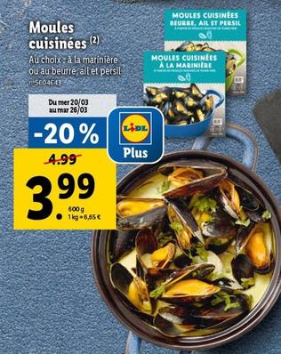 Moules Cuisinées