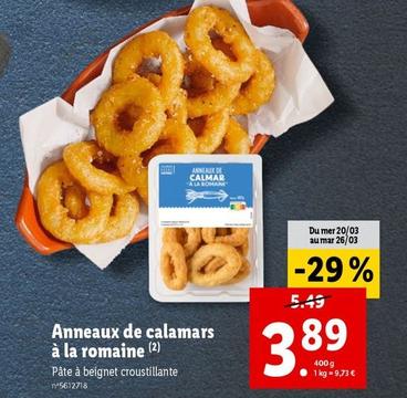 Anneaux De Calamars À La Romaine