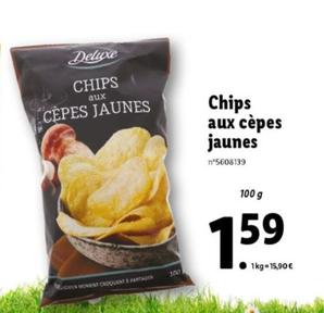 Deluxe - Chips Aux Cèpes Jaunes