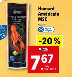 Deluxe - Homard Américain Msc