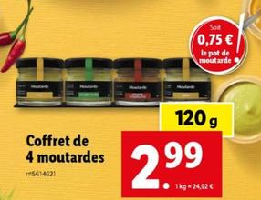 Coffret De 4 Moutardes