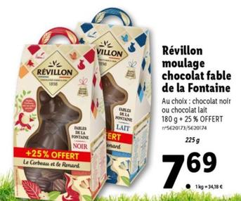 Révillon - Moulage Chocolat Fable De La Fontaine
