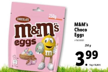 m&m's - choco eggs