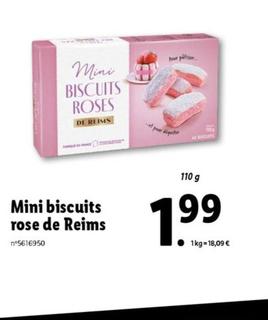 mini biscuits rose de reims