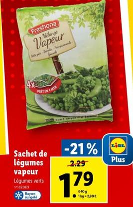 Freshna - Sachet De Légumes Vapeur