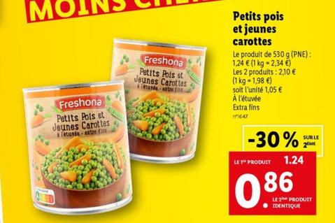 Freshona - Petits Pois Et Jeunes Carottes