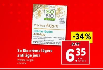 So Bio Étic - Crème Légère Anti Âge Jour