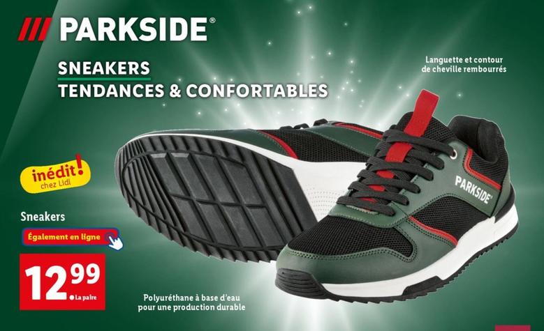 parkside - sneakers tendances & confortables