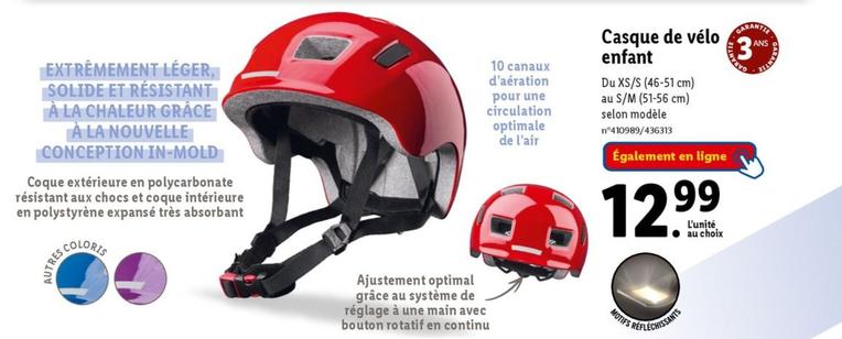 Crivit - Casque De Vélo Enfant