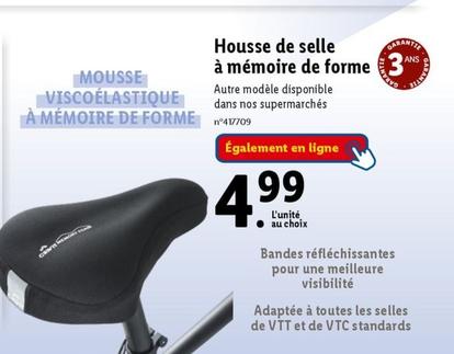 Crivit - Housse De Selle À Mémoire De Forme