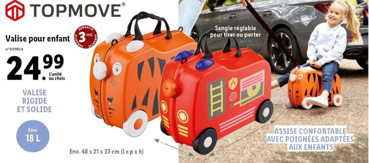 topmove - valise pour enfant