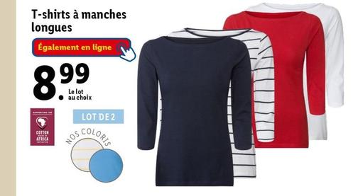 T-Shirts À Manches Longues